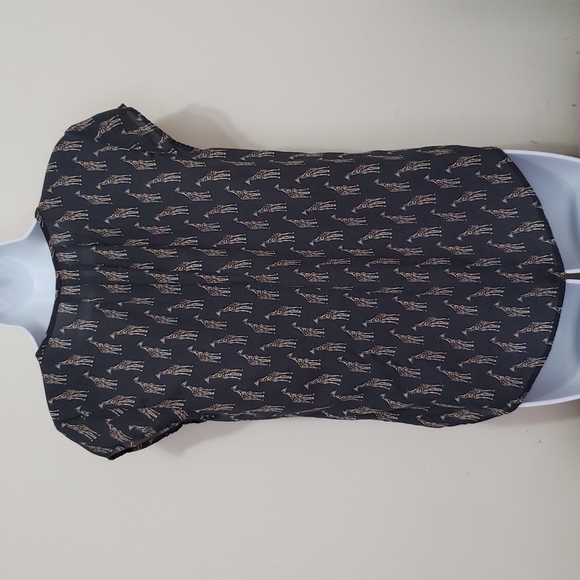 H&M Concious  Giraffe Print Blouse - Picture 5 of 9